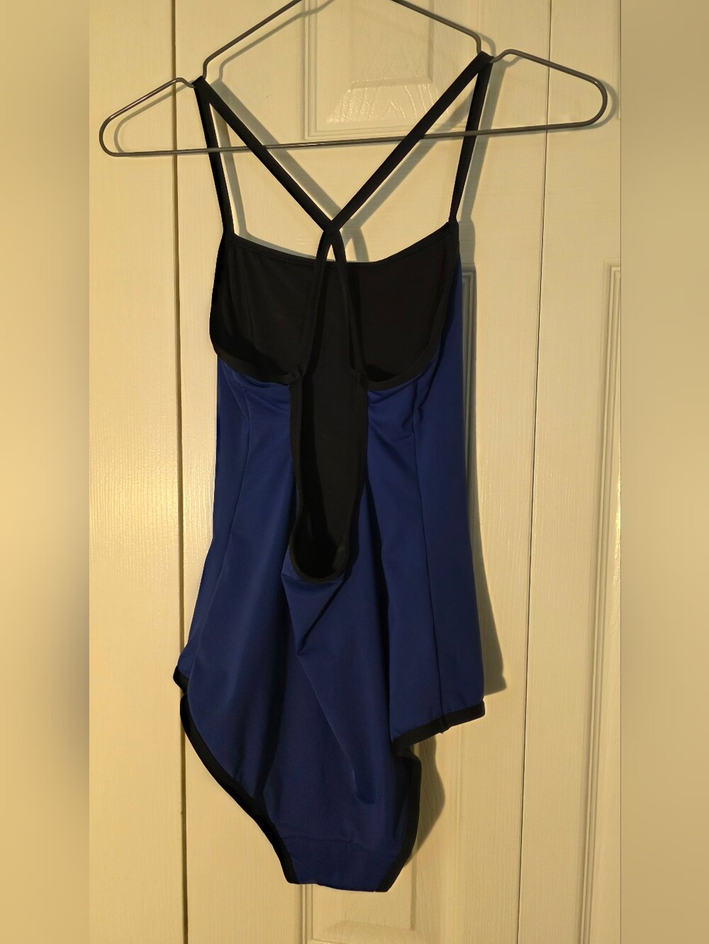 Knix Teen Classic Royal Blue One-Piece Swimsuit with Black Trim Small - Picture 8 of 12